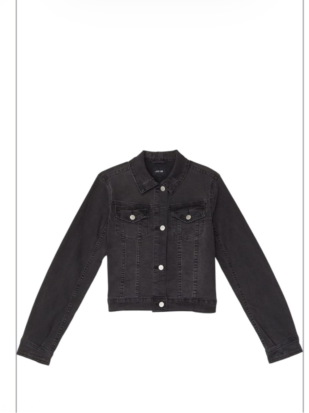 JOE’S JEANS girls Distressed Onyx Denim Jacket